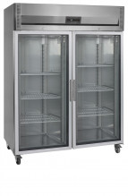 TEFCOLD RK 1420 G Chladicí skříň prosklené dveře GN2/1 